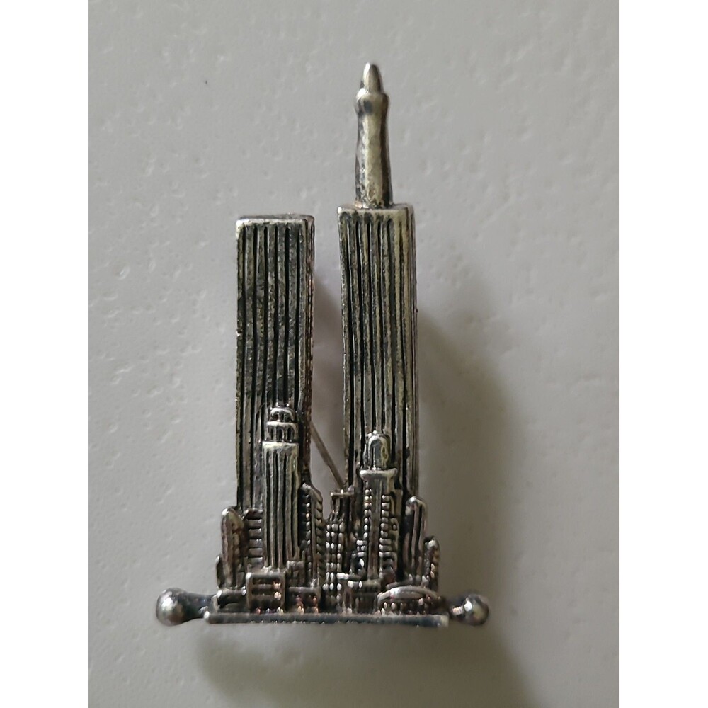 Best World Trade Center Brooch Pendant Vintage Twin Towers New York City